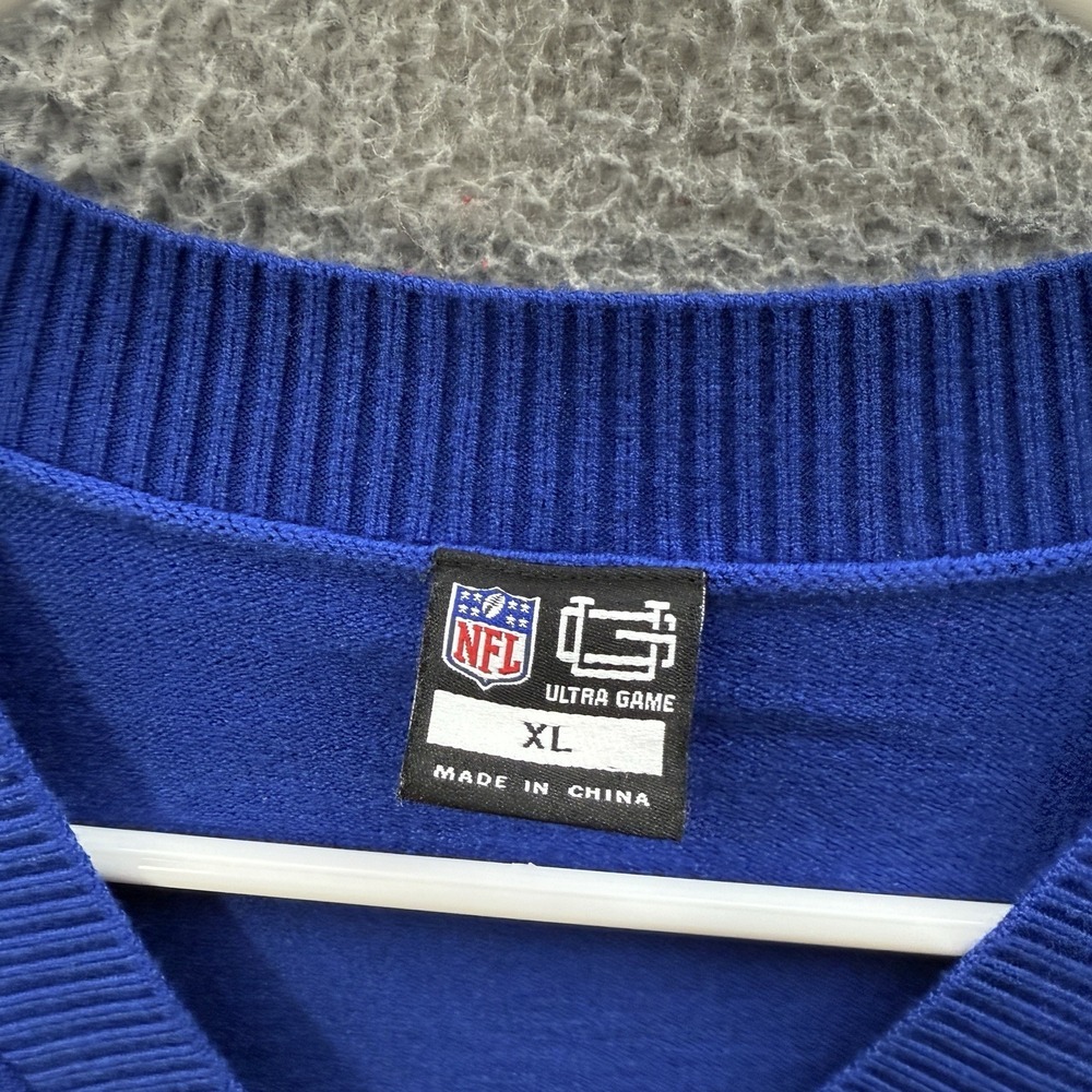 Buffalo Bills Sweater Womens XL Blue Cardigan Embroidered NFL Football NEW - Picture 7 of 14